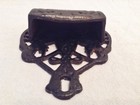 Vintage Cast Iron Wall Mounted Match Holder Matchstick Fireplace