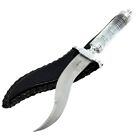 Defender 12 5  Gothic Athame Crystal Handle Flame Blade Dagger Knife   Sheath