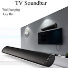 Wireless Bluetooth 5 0 Tv Sound Bar Home Theater Wall Mount Subwoofer Soundbar 