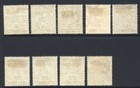 Morocco Agencies 1917-24 3c To 1f Sg191-9 Mint Cat   32