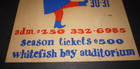 Vtg Bay Players Theater Music Man Screenprint Poster Whitefish Bay Wi 14x22