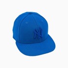 New Era 59fifty Ny New York Yankees Fitted Hat Blue Tonal Monochromatic Cap