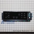 Whirlpool Range Oven Clock Control Board  black  W11764616