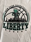 Nwt Rare New York Ny Liberty Basketball Womens Crop Top Tshirt Large Wnba Htf