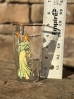 1940-50 s Bride Novelty Bar Glass Risqu   Nude Decal Pin Up 