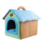 Foldable Pet House Removable Washable Cat   Dog Cave Bed For Small And Medium Pe