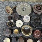 50  Vintage Radio   Tv   Equipment Knobs Used Midcentury Plastic Bakelite Lot 23