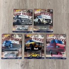 Hot Wheels 2018 Shop Trucks Set Of 5        62 Custom Chevy      83 Silverado Borja