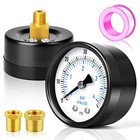  2  Dial Face 1 8  Npt Well Pump Pressure Gauge  0-60psi 1 8 npt Back Mount