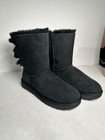 Ugg Women s Mini Bailey Bow Ii Black Suede Boots 1016501 Women   s 10