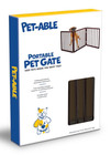 Folding Adjustable Pet Gate Wooden Z Pattern Design Dog 54 x24  New