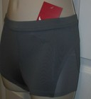 Capezio Structured Tech Booty Dance Shorts Sheer Mesh Side Panels 112861 Gray