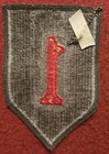 Us Army 1st Infantry Division Full Color Merrowed Edge Iron On Patch