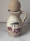 Lovely Japan Hand Painted Art Pottery Pitcher With Lid 6   x3   