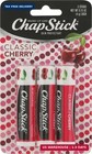 Chapstick Classic Skin Protectant Flavored Lip Balm Tube  Cherry Flavor  0 15 Ou