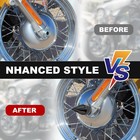 Front Axle Nut Covers Caps For Harley Davidson Street Glide Road Glide