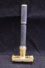 Vintage 1960   s Gillette Black   Gold Adjustable 1-9 Safety Razor 04 