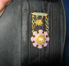 Vintage Ioof Odd Fellows Daughters Of Rebekah 50 Year Pin Original Case Calif