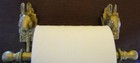Rabbit Bronze Toilet Paper Holder Or Paper Towel Holder 