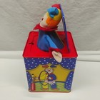 Vtg 1997 Schylling Clown  pop Goes The Weasel  Jack In The Box Works Metal Video