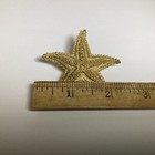 Pretty Vintage Starfish Goldtone Brooch Nice Looking 