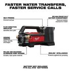Milwaukee 2771-20 18v Cordless Transfer Pump  8 Gpm 75 Ft Of Head Bare Tool New