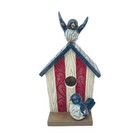 Enesco Jim Shore Heartwood Creek Patriotic Birdhouse Figurine 5 2 Inch
