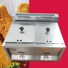 Commercial Food Warmer Steam Buffet Countertop Gas Fryer Steamer Table Propane