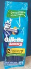 Gillette Sensor2 Pivoting Head   Lubrastrip Men s Disposable Razors 12 Count