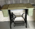 Antique Singer Sewing Machine Repurposed Into An Accent Table