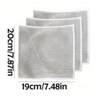 10pcs Non-scratch Steel Wool Dishcloths - Reusable Kitchen Scrubbing Pads-new