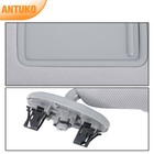 Left Right Sunshade With Mirror Gray Replacement For 4-door Sedan 2009-2013