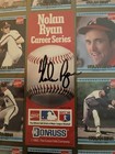 1992 Donruss Nolan Ryan Autographed Uncut Coca Cola Sheet
