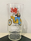 Vintage 1977  the Fonz  Happy Days Dr Pepper Glass Pizza Hut Mcm Paramount