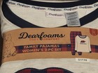 Dearfoams Women s Family Pajamas 2-pc Set Xl 16-18 Red Buffalo Plaid Mama Bear