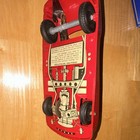 Marx Vintage Wind-up Tin Toy Car Red W  Braking Distance Indicator Label