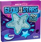 100 Pcs Glow In The Dark Stars With Moon - Luminous 3d Wall Stickers Night Light