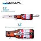 Mtech Usa     Spring Assisted Folding Knife     Stands Upright     American Beer Knife