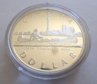 1984 Canada Proof Silver Dollar Toronto Sesquicentennial  1