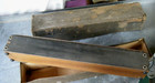 Vintage Lipshaw Mfg  diamond  Wood Block 2-sided Knife Razor Blade Strop In Box
