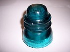 Vintage Hemingray No 40 Glass Insulator Turquoise Made In Usa
