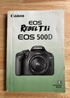 Canon Eos Rebel T1i 500d Instruction Manual   Pocket Guide Booklets Only