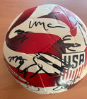 2026 Usmnt Signed Team Usa Soccer Ball Weston Mckennie Malik Tillman   13