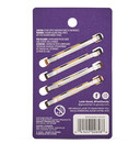 Goody Hair Barrettes Clips - 4 Count Mock Tort - Slideproof And Lock-in Place   
