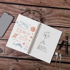 Dot Grid Notebook Spiral  Flower A5 Dotted Bullet Grid Journals Bulk  100gsm Thi