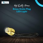 Marine City Brass Drain Plug Led Light  Easy To Install For Boats  1 Pcs 