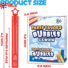 32 Pcs 8 Colors Neon Bubbles Party Favors For Kids  Mini Star Bubble Wand Bulk I