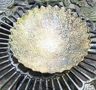 Antique Indian Etched Silver Bowl British Raj Period Antique 8   