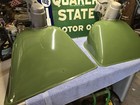 Antique Green Porcelain Gas Station Island Lights 1920s 1930s