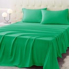 King Size Bed Sheet Set - 4 Piece Soft Microfiber Sheets With Deep Pockets  C   